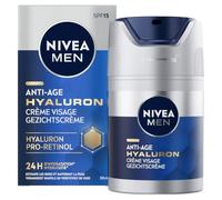 Nivea Men Crème de Jour DNAge anti-âge Acide Hyaluronique et Créatine FPS 15 50 ml
