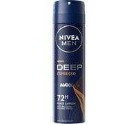 Nivea Men Deep Black Carbon Espresso Déodorant 72h Antibactérien Spray 150ml