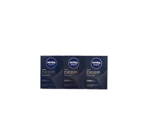 Nivea Men Deep Comfort Lot de 3 lotions après-rasage 3 x 100 ml