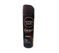 Nivea Men Lot de 6 déodorants en spray anti-transpirant pour homme, 150 ml, noir carbone foncé expresso foncé