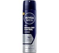 NIVEA MEN Déodorant anti-transpirant contre la transpiration intense, déodorant en spray doux pour la peau pour une protection de 96 h et une sensation de douceur sur la peau, Derma Dry Control