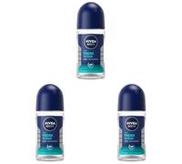 NIVEA MEN Déodorant bille Fresh Ocean (1 x 50 ml), déodorant homme protection 48h (Lot de 3)