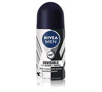 NIVEA MEN Déodorant Bille Invisible For Black & White Power (50 ml), déodorant homme anti-traces blanches et jaunes, anti-transpirant aisselles protection 48 h
