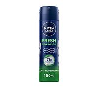 NIVEA Men Déodorant Spray Fresh Sensation (1 x 150 ML), Déodorant Homme fraîcheur 72 h, Anti-Transpirant parfumé Longue durée à la Formule INFINIFRESH Unique