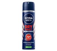 NIVEA MEN Dry Impact Déodorant en spray anti-transpirant pour 72h de protection avec parfum frais et masculin Déodorant sans alcool pour les odeurs corporelles désagréables (150 ml)