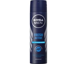 Nivea Men Fresh Active Déodorant Spray 48h Sensation De Fraîcheur 150ml