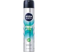 NIVEA MEN Fresh Kick 48h Spray anti-transpirant pour homme, 200 ml