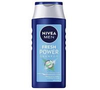 NIVEA MEN Fresh Power Shampooing au menthol, shampooing sans silicone rafraîchit et renforce le cuir chevelu et les cheveux, soin des cheveux optimisé au pH avec un coup de fraîcheur (250 ml)