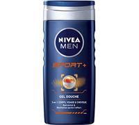 Nivea Men Gel Douche 3en1 Sport+ 250 ml - Lot de 6