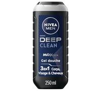 NIVEA - Gel douche homme 3en1 visage corps&cheveux poudre d'Argile 250 ml male