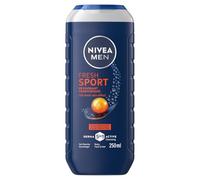 NIVEA MEN Gel Douche Sport, 250ml, Frais, Peau Normale