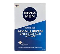 NIVEA MEN Hyaluron Bálsamo After Shave Antiedad con Ácido Hialurónico (1 x 100 ml), bálsamo hidratante para calmar la piel tras el afeitado, bálsamo facial refrescante