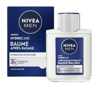 NIVEA MEN Hydrocare - Baume Après-Rasage Hydratation 24H - 100 ml | Apaise & Prévient la Peau du Dessèchement - Provitamine B5 & Extrait d'Aloe Vera - Texture Légère - Non Gras