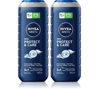 NIVEA MEN Hydrocare gel de douche visage, corps et cheveux conditionnement avantageux 2 x 500 ml
