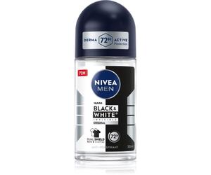 NIVEA MEN Invisible Black & White anti-transpirant roll-on pour homme 50 ml