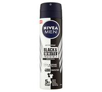 Nivea Men - Invisible Black & White - Déodorant spray pour homme, 150 ml - Lot de 6