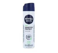 NIVEA Men Lot de 6 déodorants en spray anti-transpirant Derma 72H Active, Sensitive Protect à séchage rapide, 150 ml