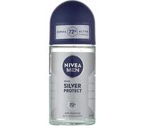 NIVEA Men Lot de 6 déodorants roll-on, protection active 72h - Silver Protect - 50 ml