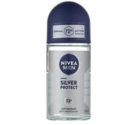 NIVEA Men Lot de 6 déodorants roll-on, protection active 72h - Silver Protect - 50 ml