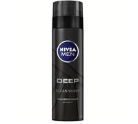 Nivea Men Mousse à raser Deep Control (200 ML), Mousse à raser pour Un Rasage Confortable, pour Homme avec Black Carbon
