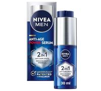Nivea Men NIVEA MEN Anti-Age 2in1 Power Serum (30 ml), sérum hydratant avec 630 lumineux et acide hyaluronique, réduit les rides profondes et les taches brunes pour une peau d'apparence plus jeune