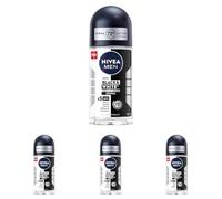NIVEA MEN Noir & Blanc 48 H Invisible Original Anti-transpirant Bille pour Homme 50 ml (Lot de 4)