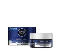 NIVEA MEN Protect & Care Crème Nourrissante Express (1 x 50 ml), Crème hydratante nourrissante pour les peaux sèches, soin visage quotidien pour homme