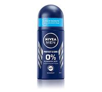 NIVEA MEN Déodorant à bille Protect & Care (50 ml), déodorant doux sans aluminium (ACH) pour une sensation de fraîcheur durable sur la peau, déodorant nourrissant avec protection déodorant de 48