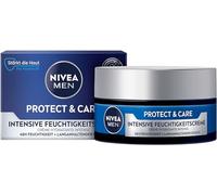 NIVEA MEN Protect & Care Intensive Crème hydratante apaisante pour le visage pour homme 48h avec aloe vera et pro vitamine B5 (50 ml)