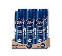 NIVEA Men Protect & Care Lot de 6 désodorisants en spray 150 ml