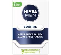 NIVEA MEN Peau Sensible Baume Après-Rasage (1 x 100 ml), Soin Après-Rasage enrichi en Camomille & Hamamélis, Soin visage pour homme 0% d’alcool pour peaux sensibles