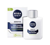 NIVEA MEN Sensitive Baume Après-rasage Extra doux en lot de 100 ml, Après-rasage pour homme avec extrait de camomille et vitamine E, revitalisant barbe peaux sensibles