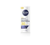 NIVEA MEN Sensitive Crème hydratante pour homme, protection quotidienne, SPF 30, 50 ml, crème visage pour homme avec complexe VitaminPRO, protège contre les rayons UVA/UVB, la lumière bleue et la