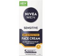 Nivea Men Sensitive Crème Visage SPF15, 75ml - Protection & soin pour peaux sensibles