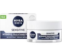 Nivea Men Sensitive Intensive Crème hydratante pour le visage avec 48 h d'hydratation pour la peau sensible des hommes - Soin du visage pour soulager les irritations de la peau (50 ml)
