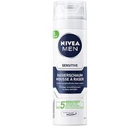 NIVEA MEN Mousse à raser Sensitive (6 x 200 ml), mousse à raser pour un rasage lisse et doux, mousse à raser douce pour homme