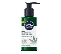 NIVEA MEN Sensitive Pro Baume visage ultra apaisant (150 ml), baume après-rasage enrichi en huile de graines de chanvre et vitamine E pour un soin du visage minimisant le stress