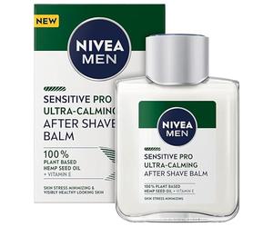 NIVEA MEN Sensitive Pro Lotion après-rasage apaisante pour homme avec huile de graines de chanvre et vitamine E, 100 ml