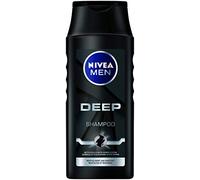 NIVEA MEN Shampooing profond (250 ml) - Shampooing de soin revitalisant au charbon actif pour une fraîcheur longue durée