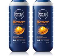 NIVEA MEN Sport gel de douche pour homme conditionnement avantageux