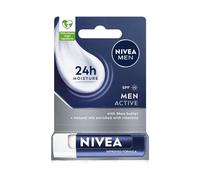Nivea Men Stick de soin des lèvres actif avec facteur de protection solaire SPF15, 4.8g