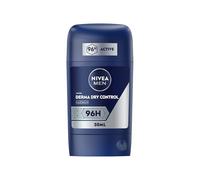 NIVEA MEN - Stick Masculin Derma Dry Control - Déodorant Homme 96H Anti-Transpirant - Protection Maximum Contre la Transpiration Intense & les Odeurs - Derma Control - Tous Types de Peaux - 50 ml