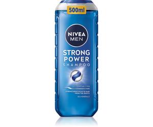 NIVEA MEN Strong Power shampoing pour stimuler la repousse des cheveux et renforcer les racines 500 ml