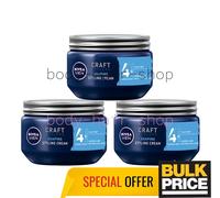 Nivea Men Styling Cream-Gel aspect naturel tenue flexible légère 3 x 150 ml