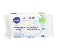 Nivea MicellAIR Skin Breathe Lingettes Démaquillantes Visage Et Yeux 25 Lingettes