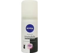 Nivea Minisize Lot de 24 déodorants pour femme en spray invisible Black&White 35 ml