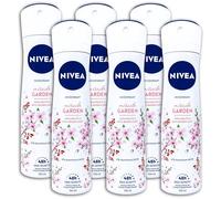Nivea Miracle Garden Lot de 6 déodorants en spray à la fleur de cerisier 6 x 150 ml