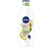 NIVEA NATURALLY GOOD Lait corporel réconfortant Avocat (1 x 200 ml), lait hydratant avec 98% d'ingrédients d'origine naturelle, soin corps pour peaux sèches à très sèches