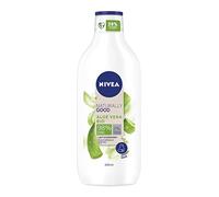 NIVEA NATURALLY GOOD Lait corps hydratant Aloe Vera (1 x 200 ml), lait hydratant avec 98 % d'ingrédients d'origine naturelle, soin corps pour peaux normales à sèches