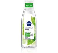 NIVEA NATURALLY GOOD Tonique Fraîcheur 200 ml, Lotion tonique enrichie en extrait de Thé Vert Bio, lotion nettoyante pour tous types de peaux